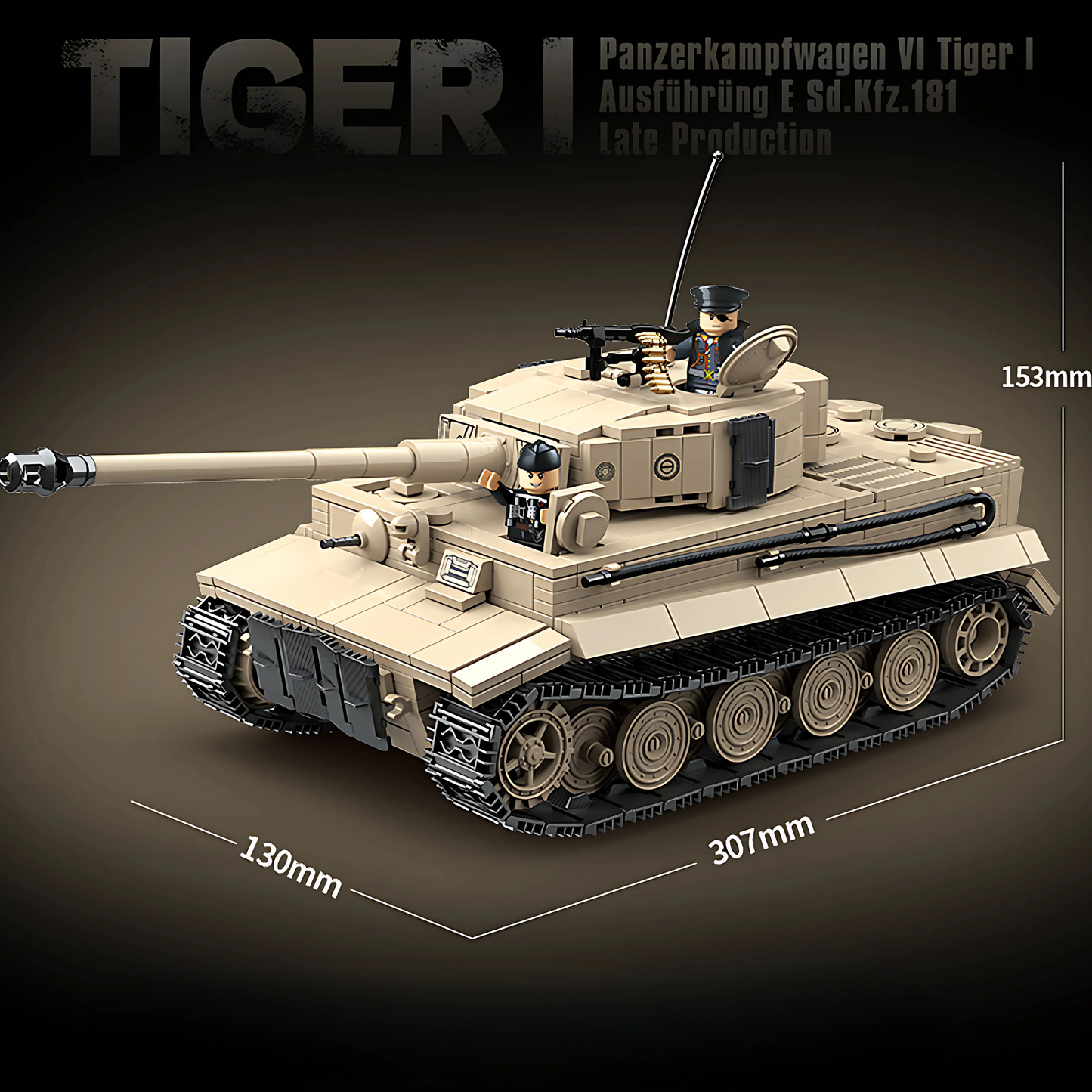 Tiger 1 (Tan) | 1361PCS