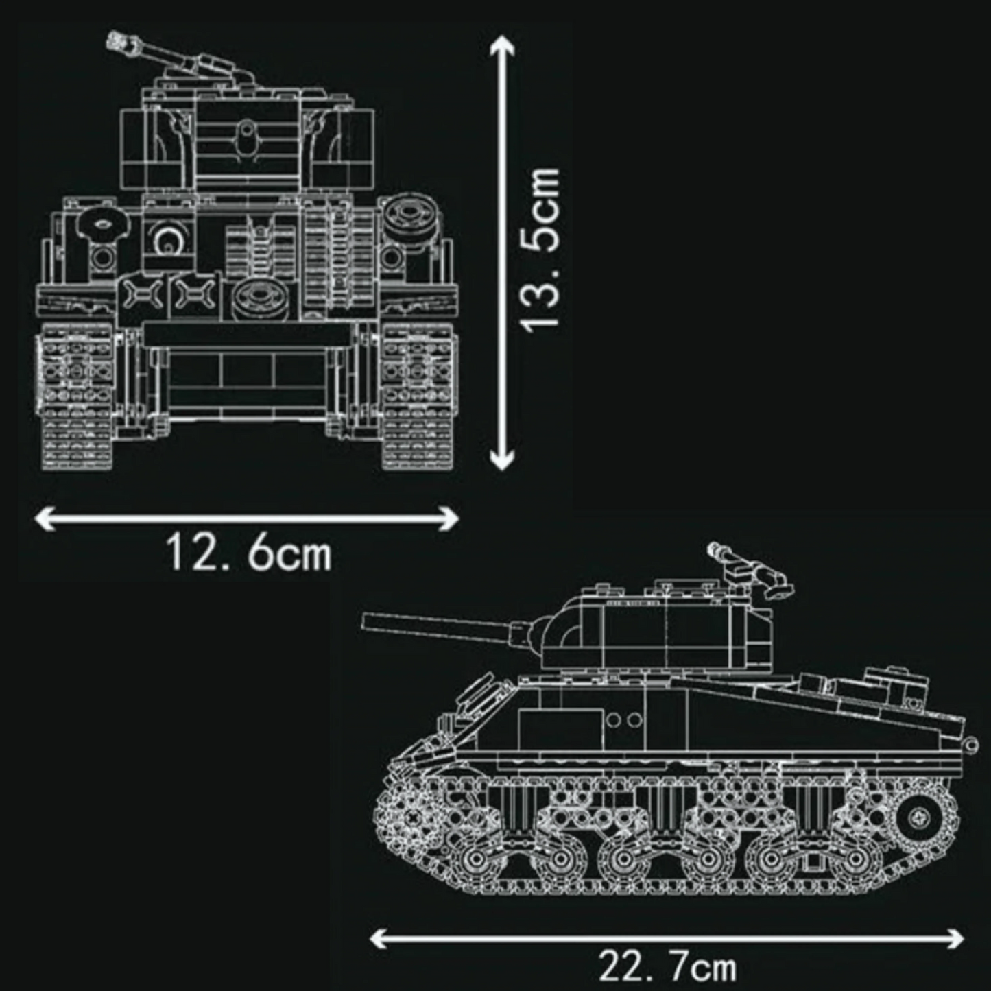 RC Sherman | 800 PCS