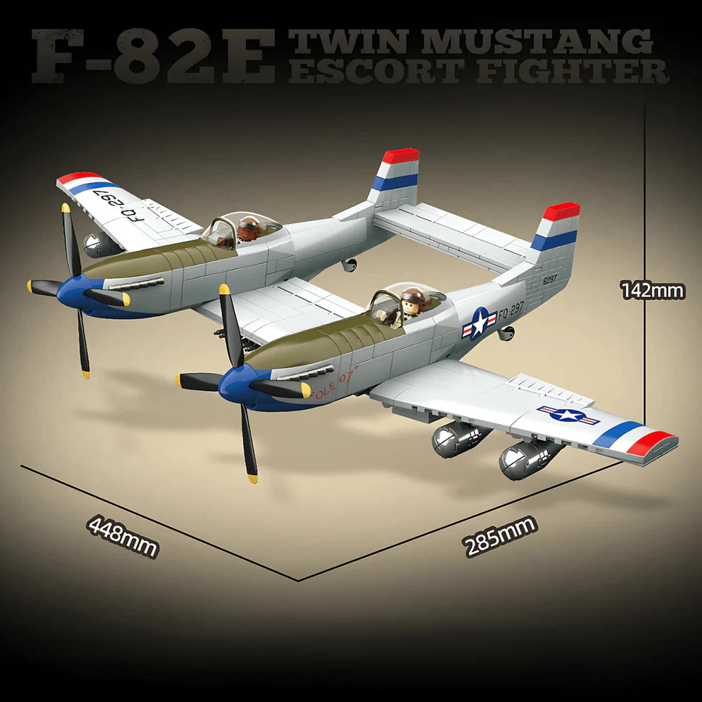 F-8E Twin Mustang | 1107 PCS