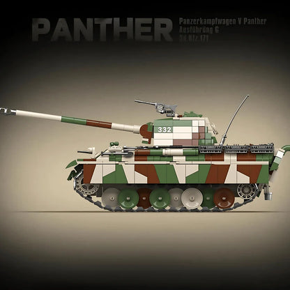 Panther Tank (Camo) | 2136 PCS