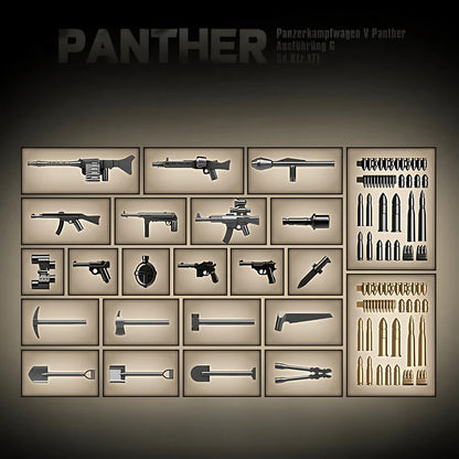 Panther Tank (Camo) | 2136 PCS