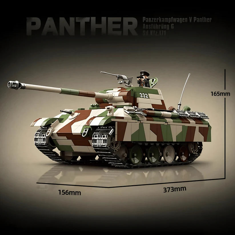 Panther Tank (Camo) | 2136 PCS
