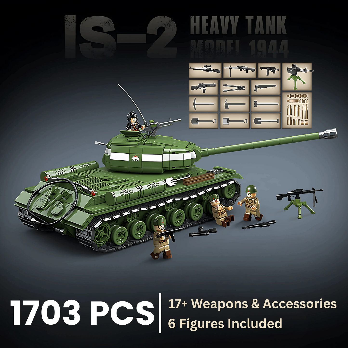 IS-2 Heavy Tank | 1703 PCS