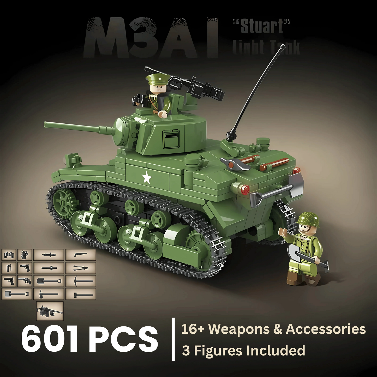 M3A1 Stuart | 601 PCS