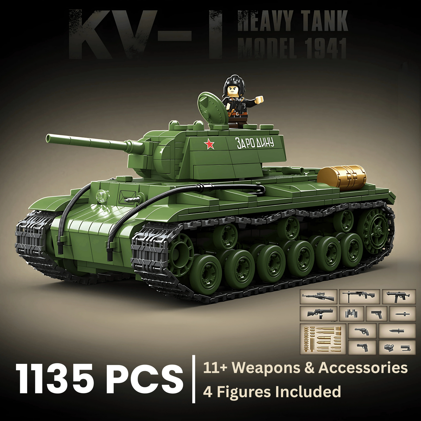 KV-1 Heavy Tank | 1135 PCS