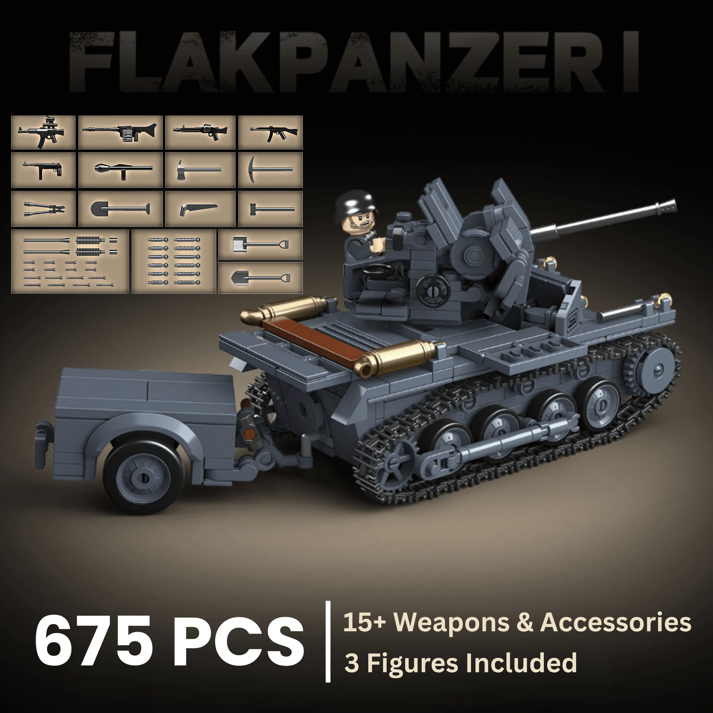 FlakPanzer I | 675 PCS
