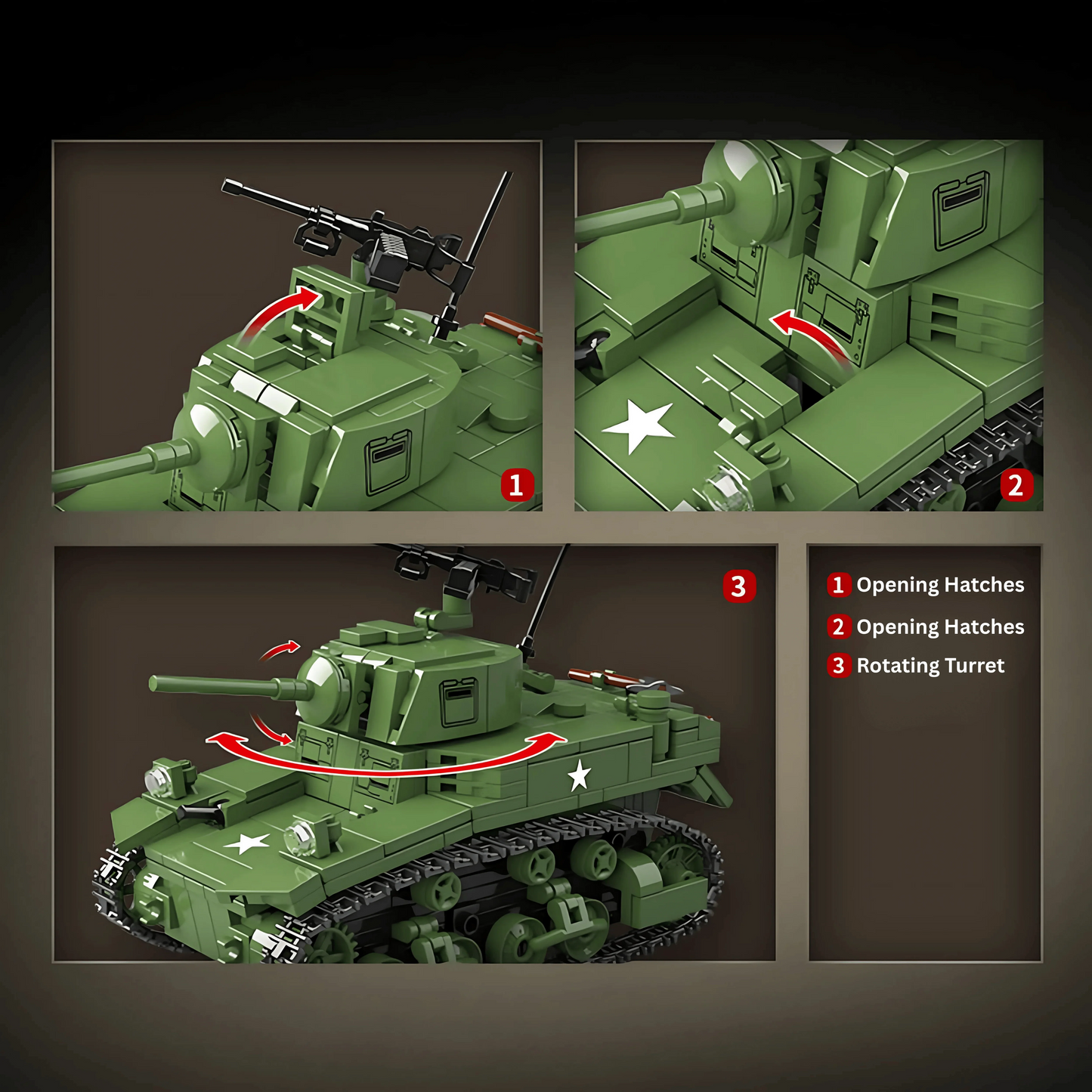 M3A1 Stuart | 601 PCS