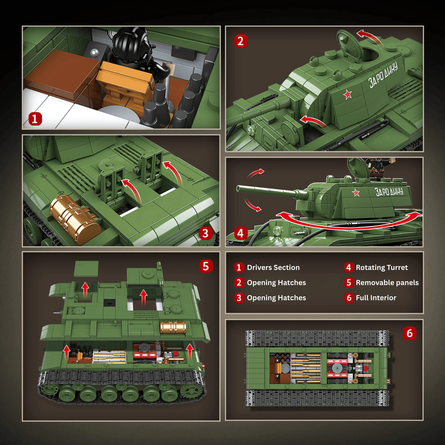 KV-1 Heavy Tank | 1135 PCS