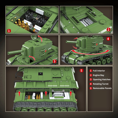 KV-2 Heavy Tank | 1180 PCS