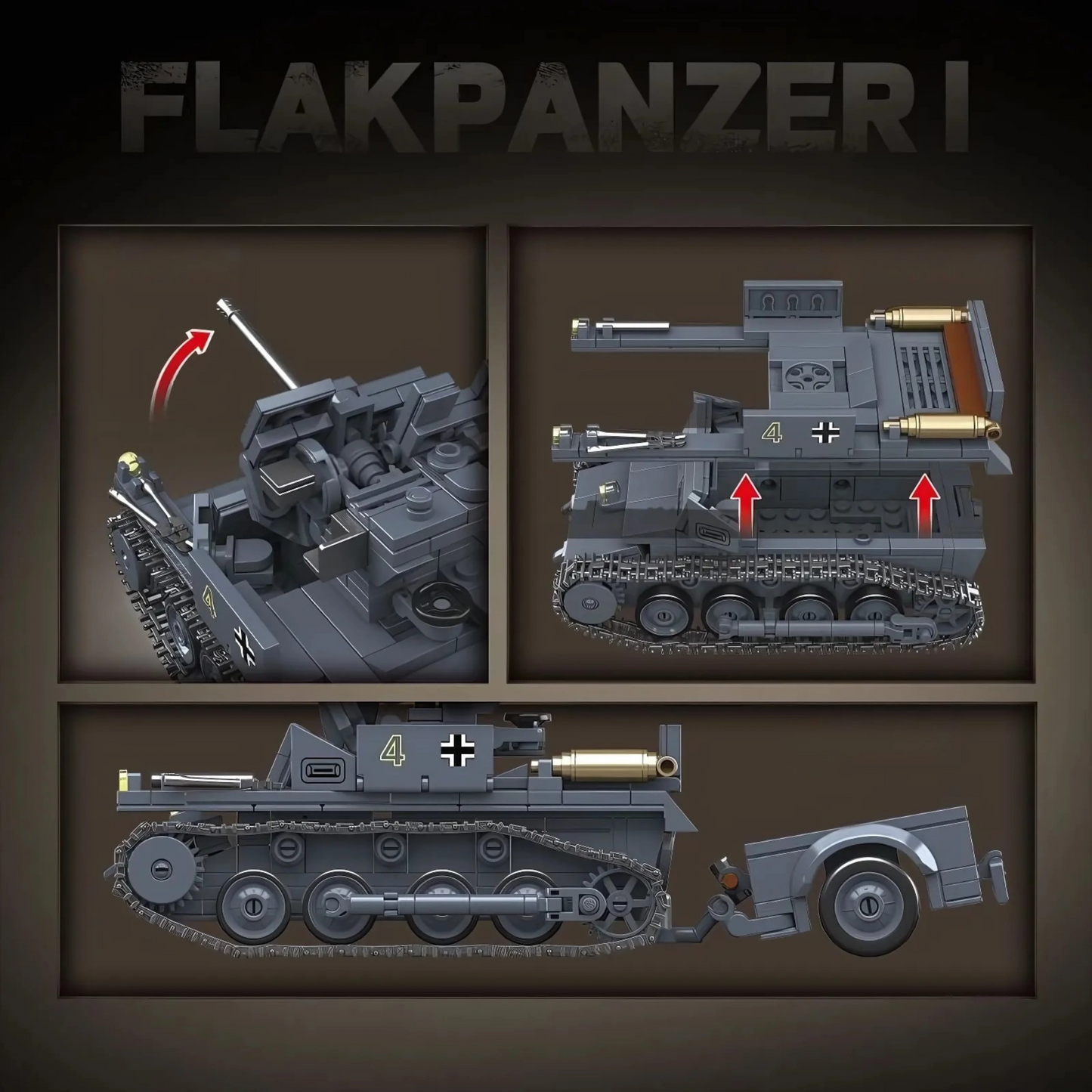 FlakPanzer I | 675 PCS