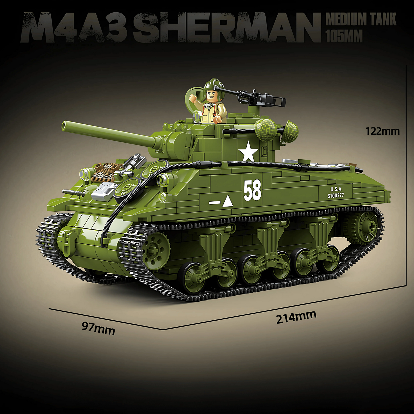 M4A3 Sherman | 1175 PCS