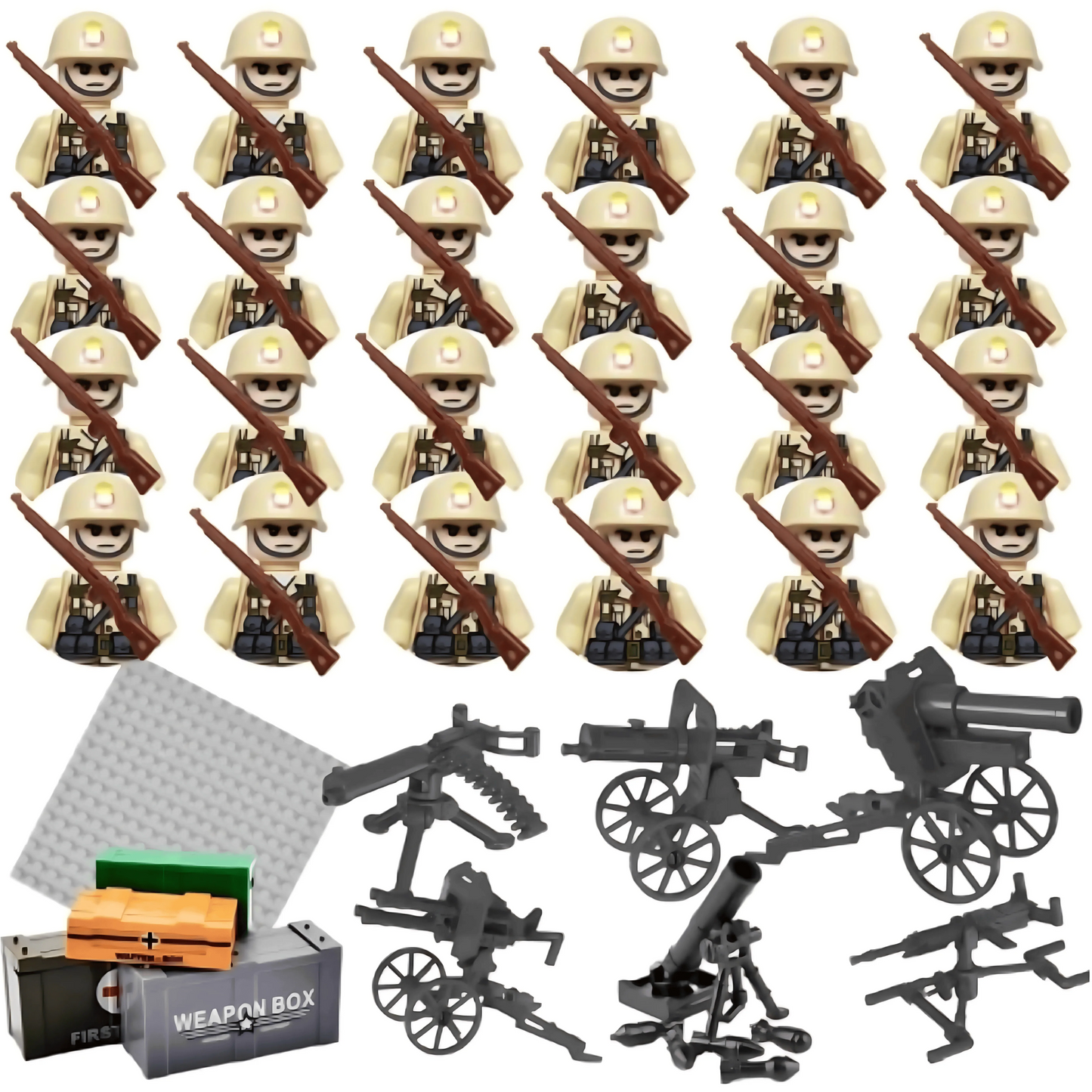 Brick Battalion | 24 Soldiers