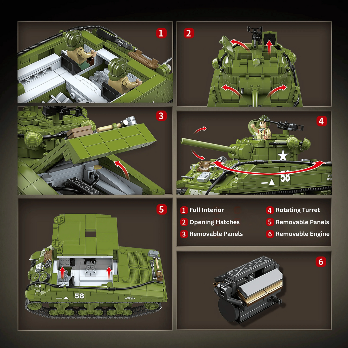 M4A3 Sherman | 1175 PCS