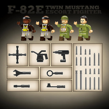 F-8E Twin Mustang | 1107 PCS